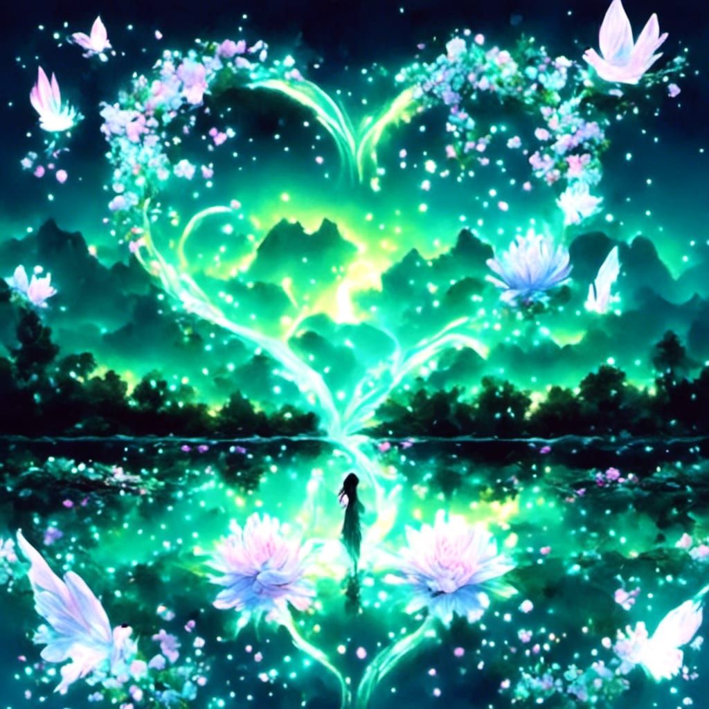 Vibrant Beauty: An AI-Enhanced Artistic Image