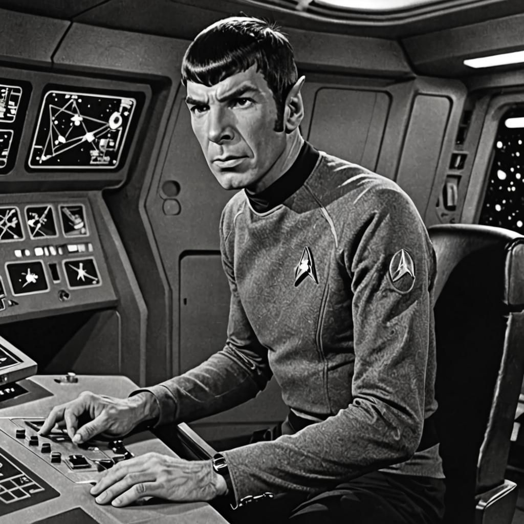 Spock Aboard The Enterprise