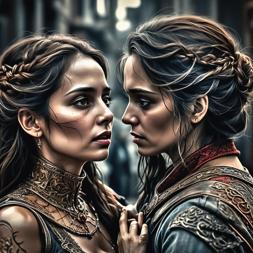 Insatiable Love: A Hyperrealistic Cinematic Portrait