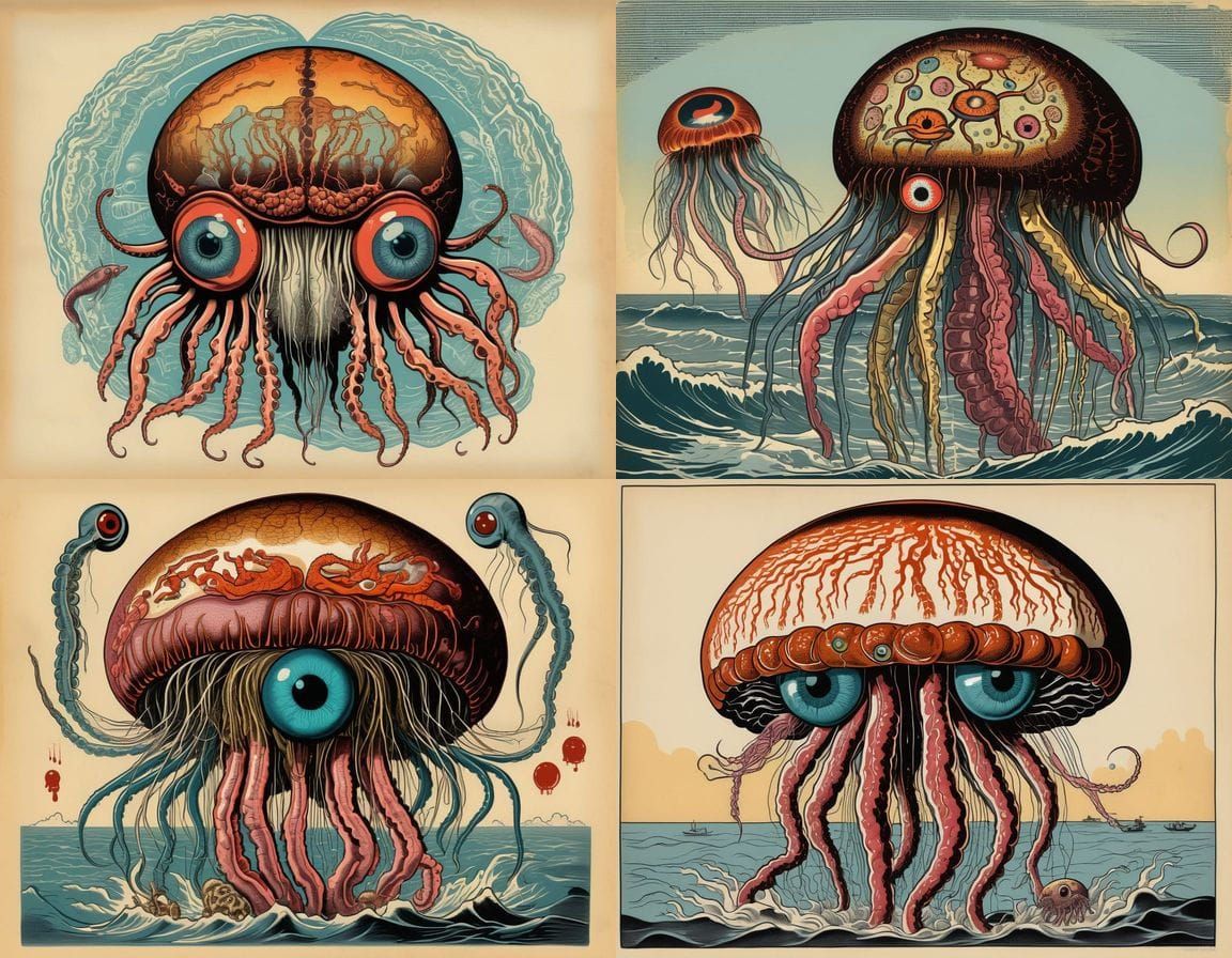 Horrific Mutant Disgrace of Maharaja's Brain in Ocean