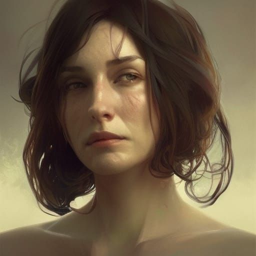 Detailed Portrait of a Mother in Unreal Engine 5