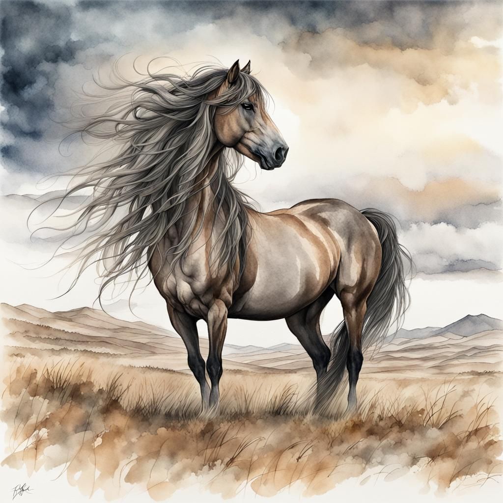 Mustang of the steppes