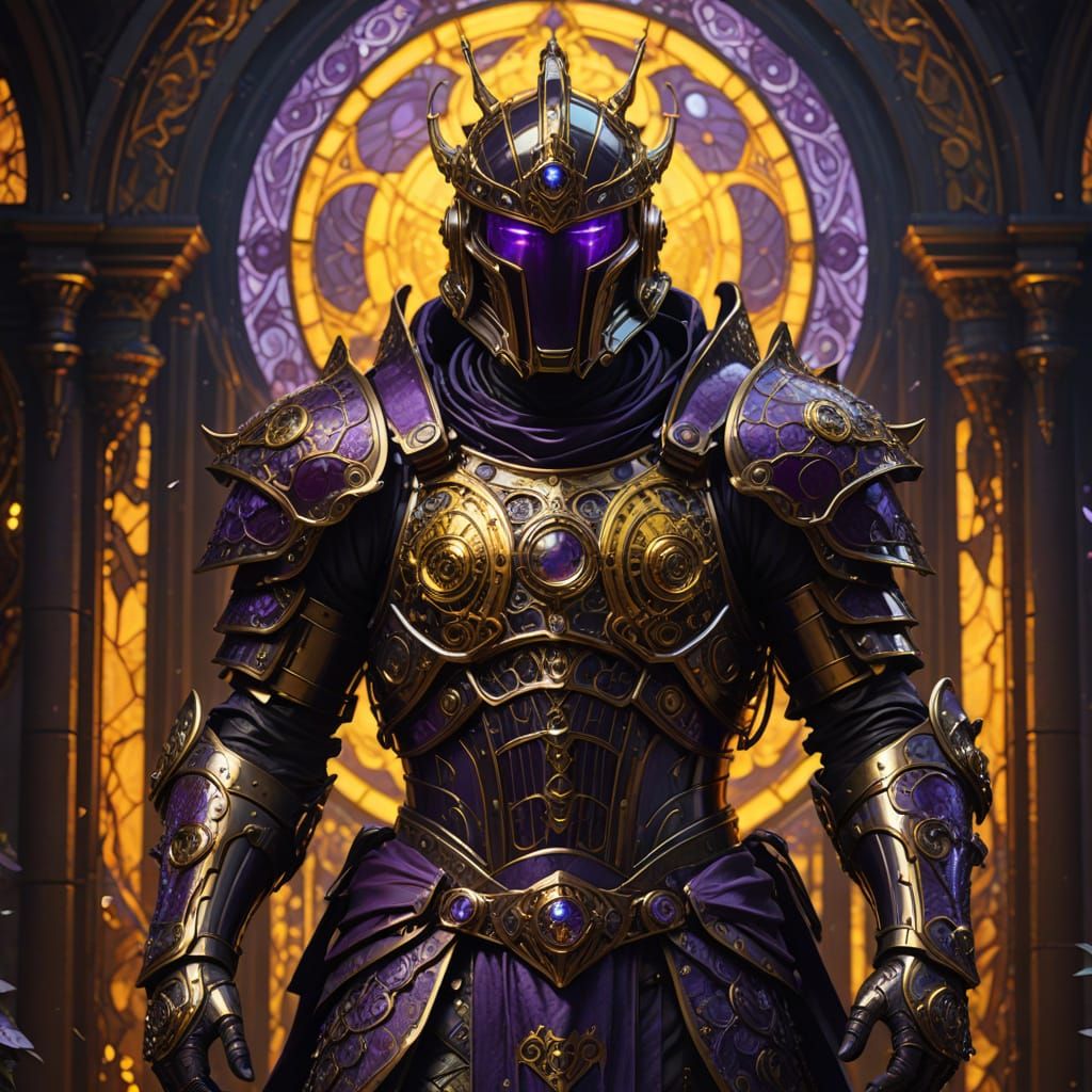 Mystical Mirrorman in Dark Fantasy Realm