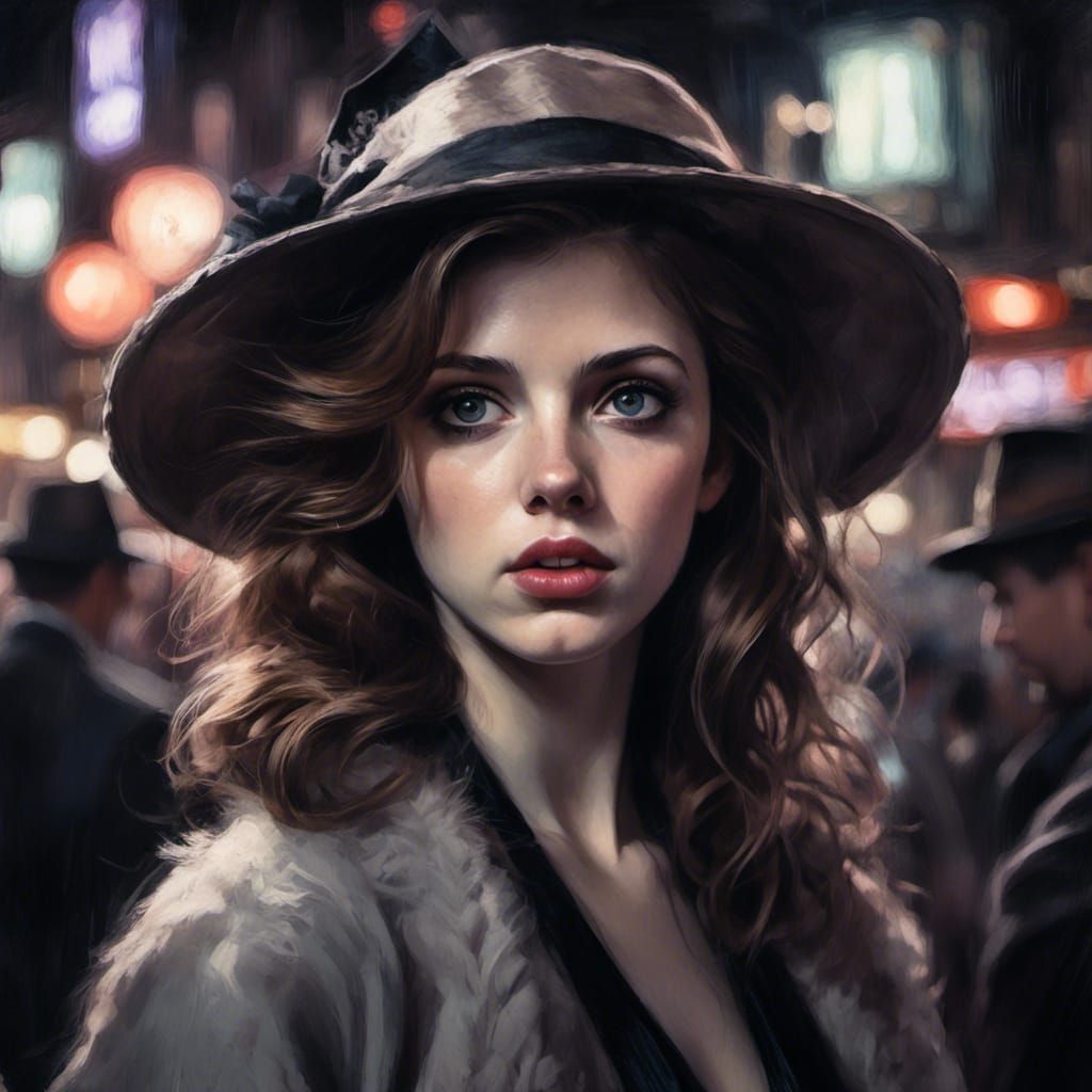 Anna Kendrick as Film Noir Bard in Dark City