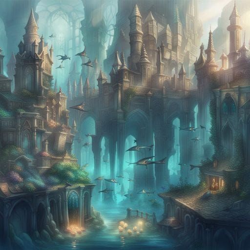 AI Generated Image: Under the Sea