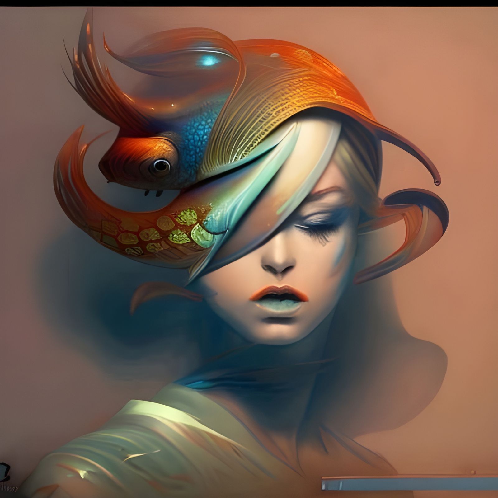 Haute Couture Fish Hat