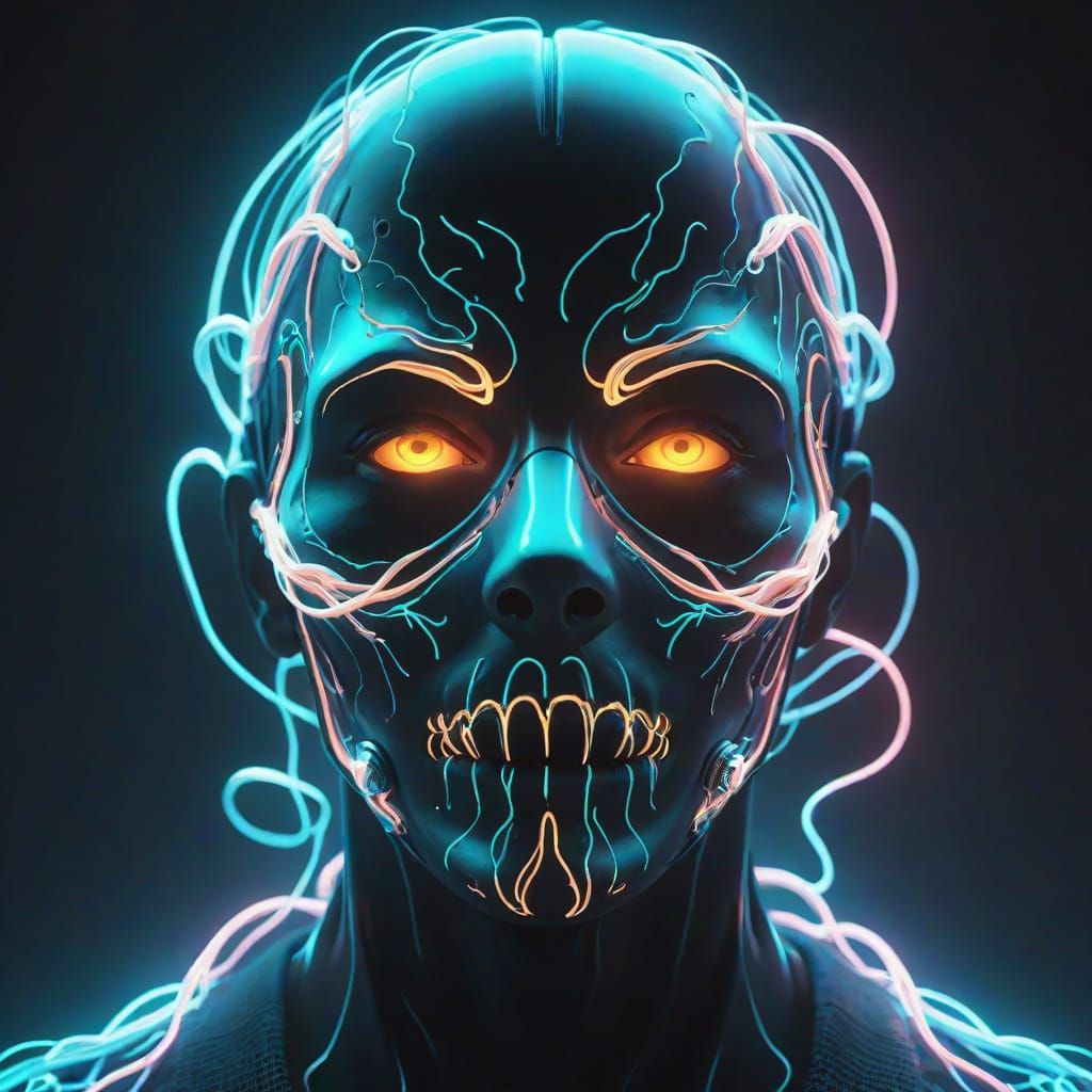 Glowing Face Mask Transforms You into Radiant Ethereal Being