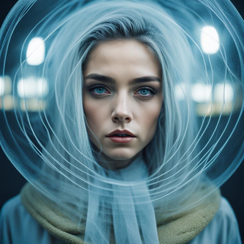 Dreamlike AI Portrait in Soft Studio Lighting