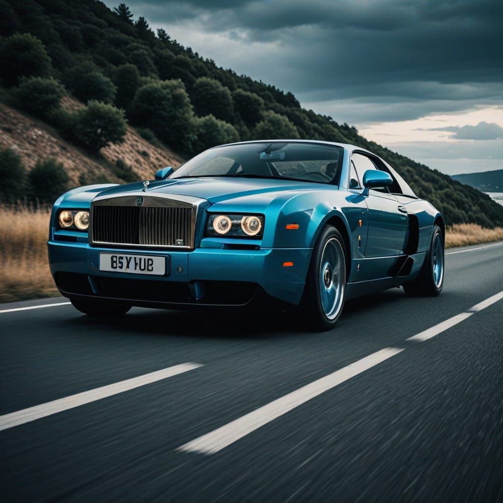 Epic Cinematic Rolls-Royce Murcielago Ute in Sea Blue