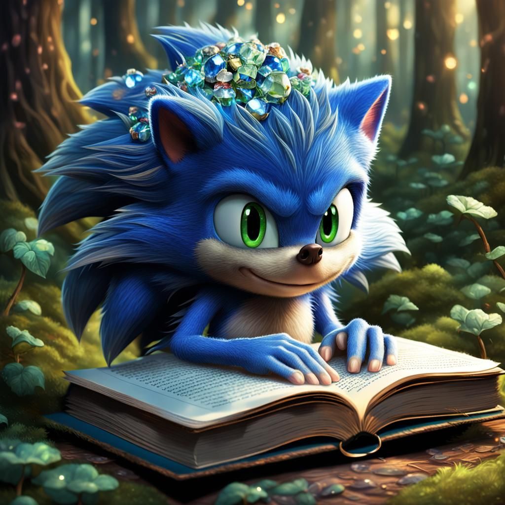 Sonic the Hedgehog as Cute Forest Creature