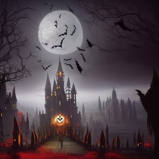 Halloween Castle at Festival of the Lost