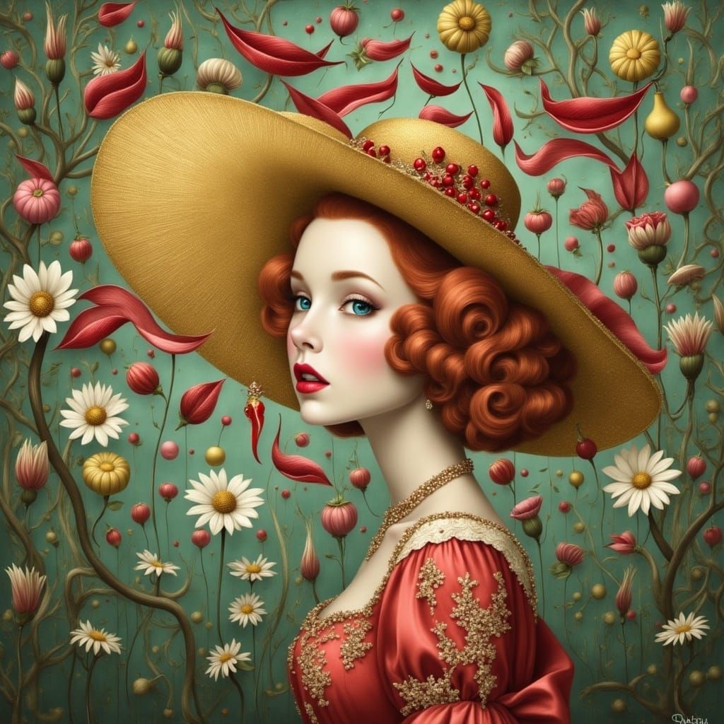 Woman In The Red Dress