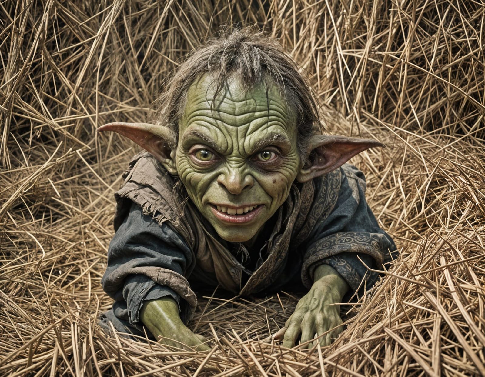 Hyperrealistic 3D Goblin Ready to Attack