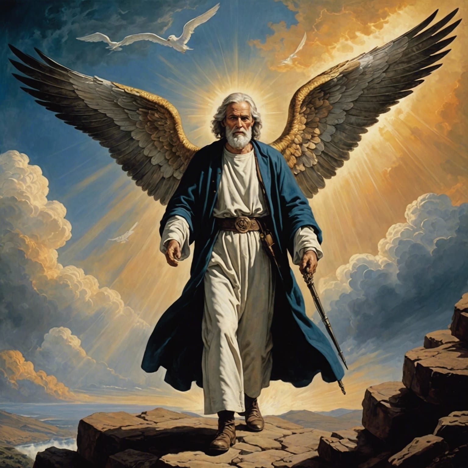 Enoch's Return: An AI Interpretation of Heaven