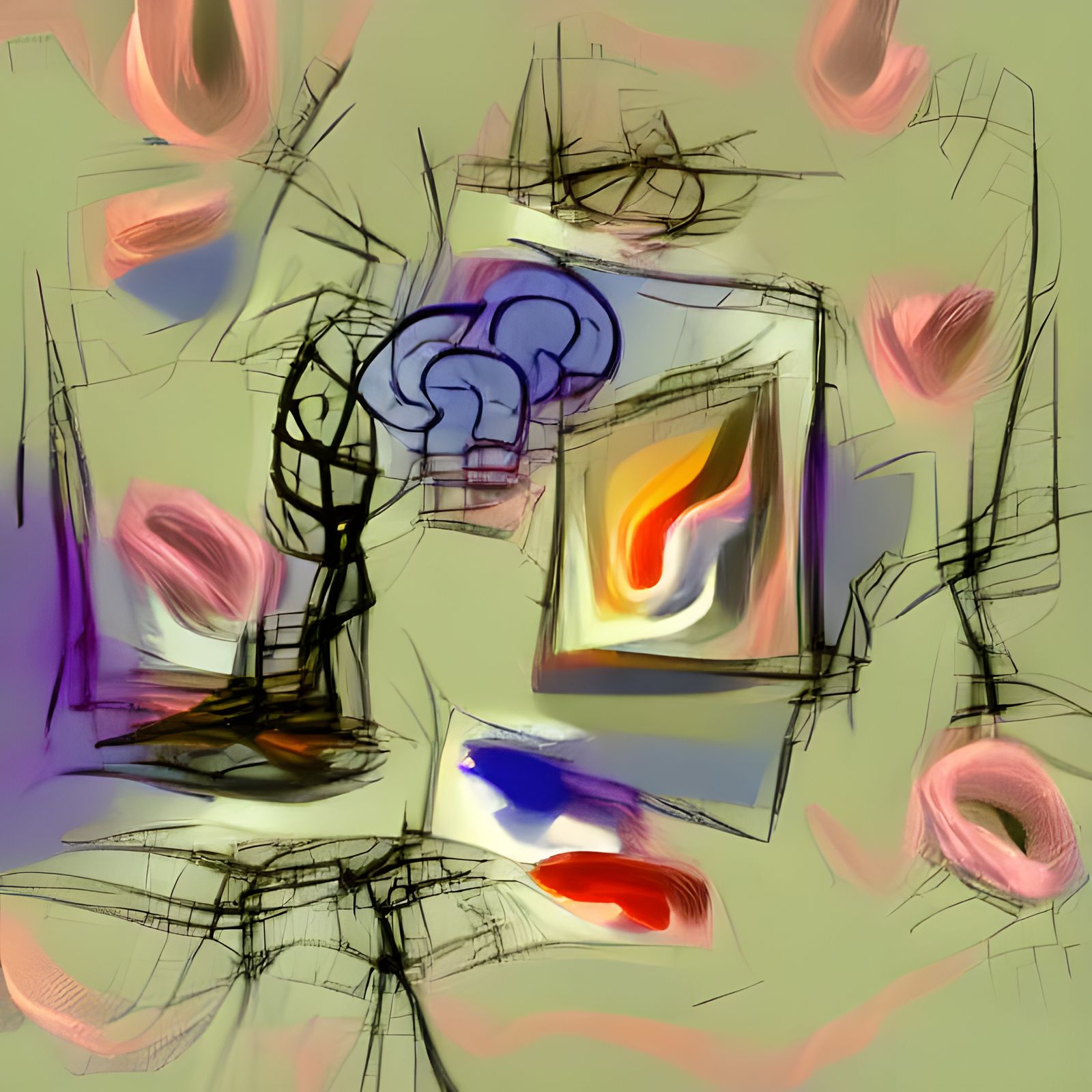 Abstract Concept Art: Thinking of a Thought