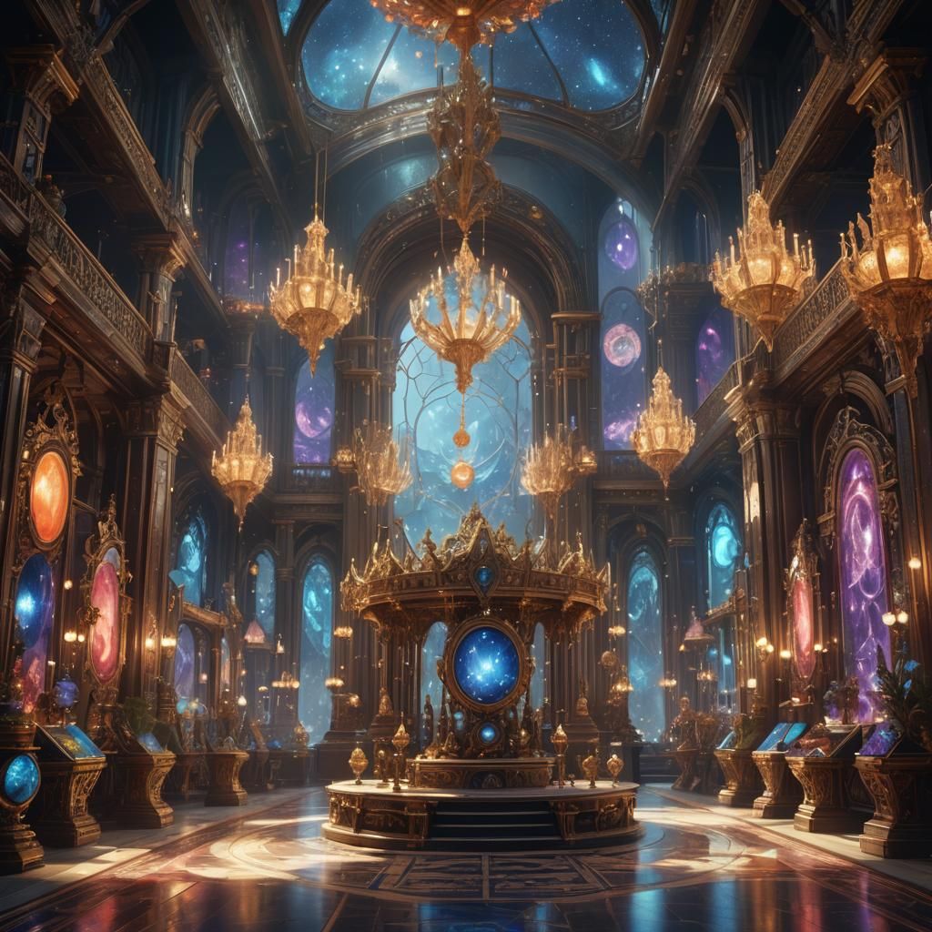 Extravagant Cosmetic Exhibition in High-Fantasy Style