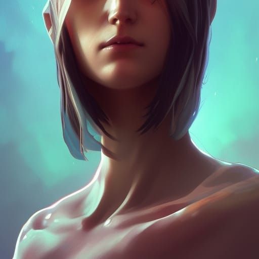 Detailed Portrait with Third Eye in 4K