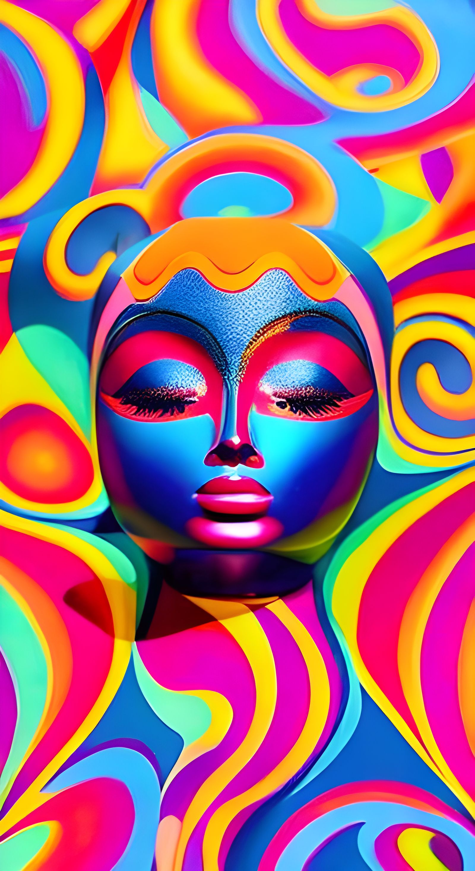 Reverse Image with Complementary Color Palette