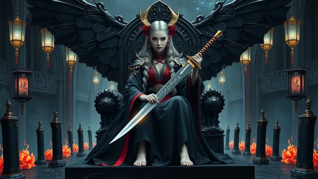 Heavenly Demon Queen in Celestial Throne Room