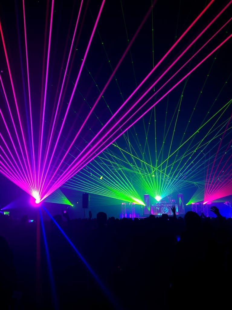 Fluorescent Laser Animals Light Show