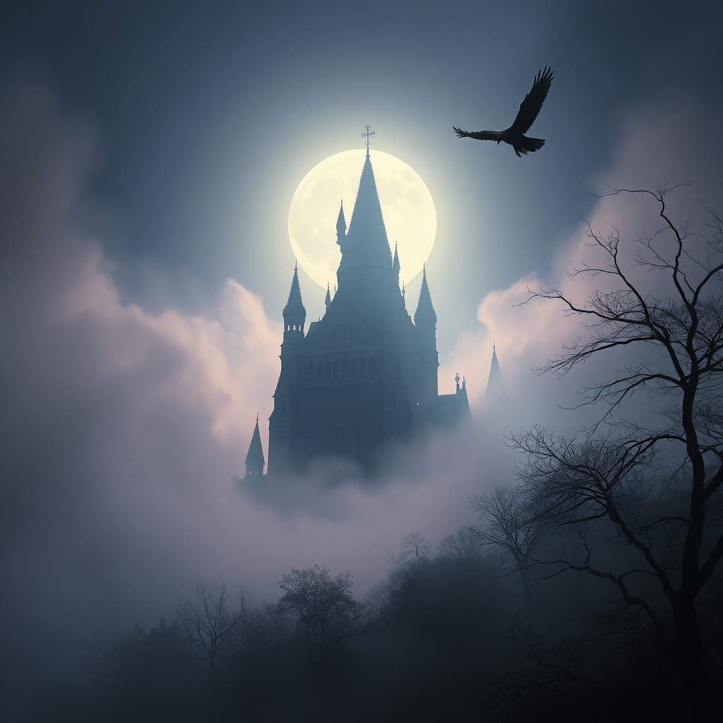 An Avalon castle in the mist