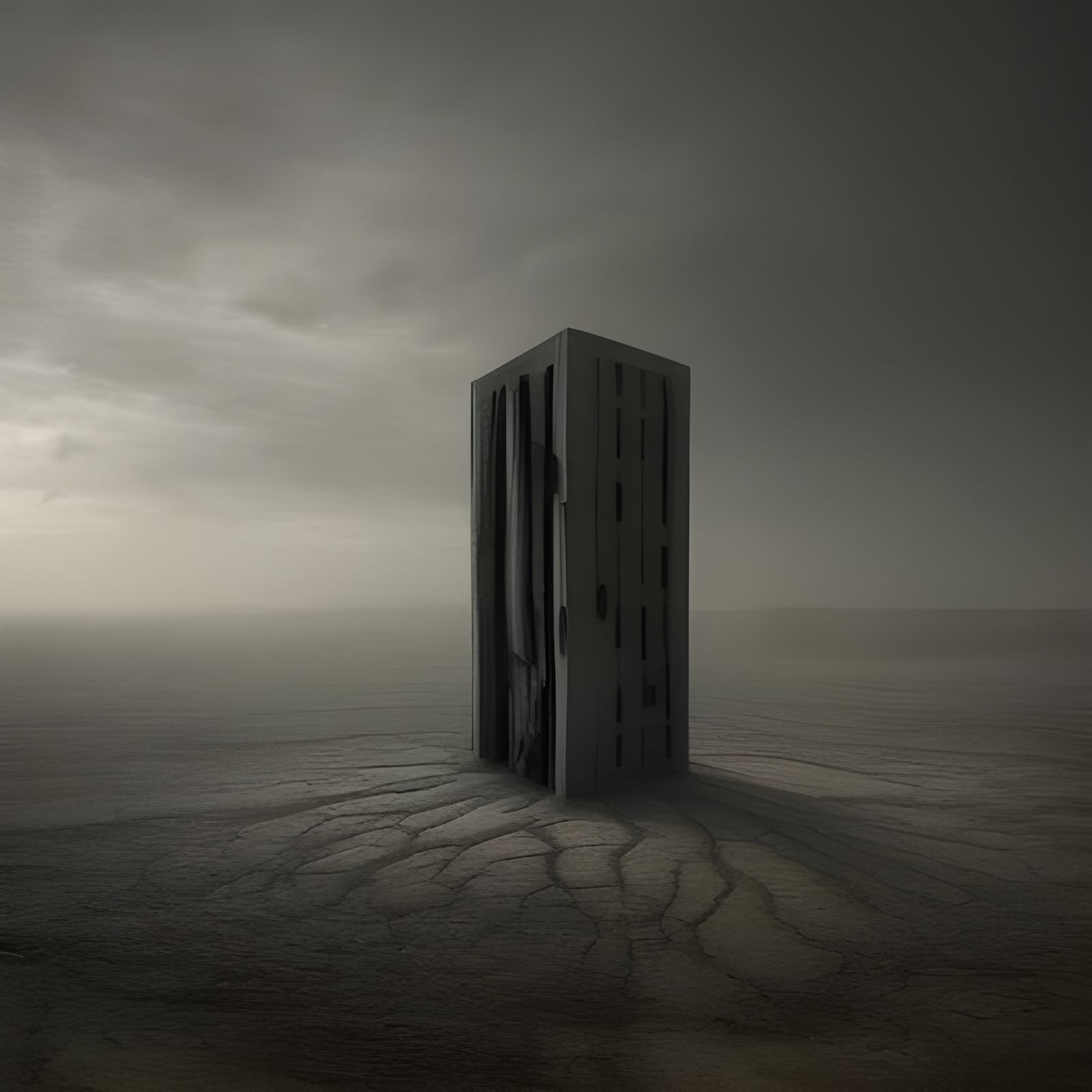 Uninhabited Cityscape: An Unsettling Post-Apocalyptic World