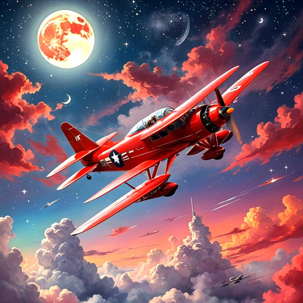 Mythical Indian Air Base: Stunning Airplane in Flight