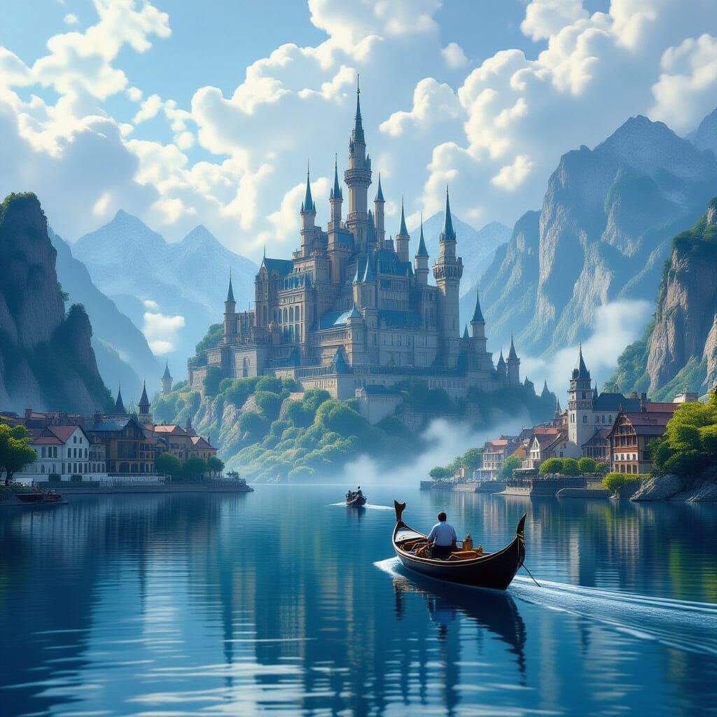 Epic Cinematic Digital Matte Painting of a Relaxing Place