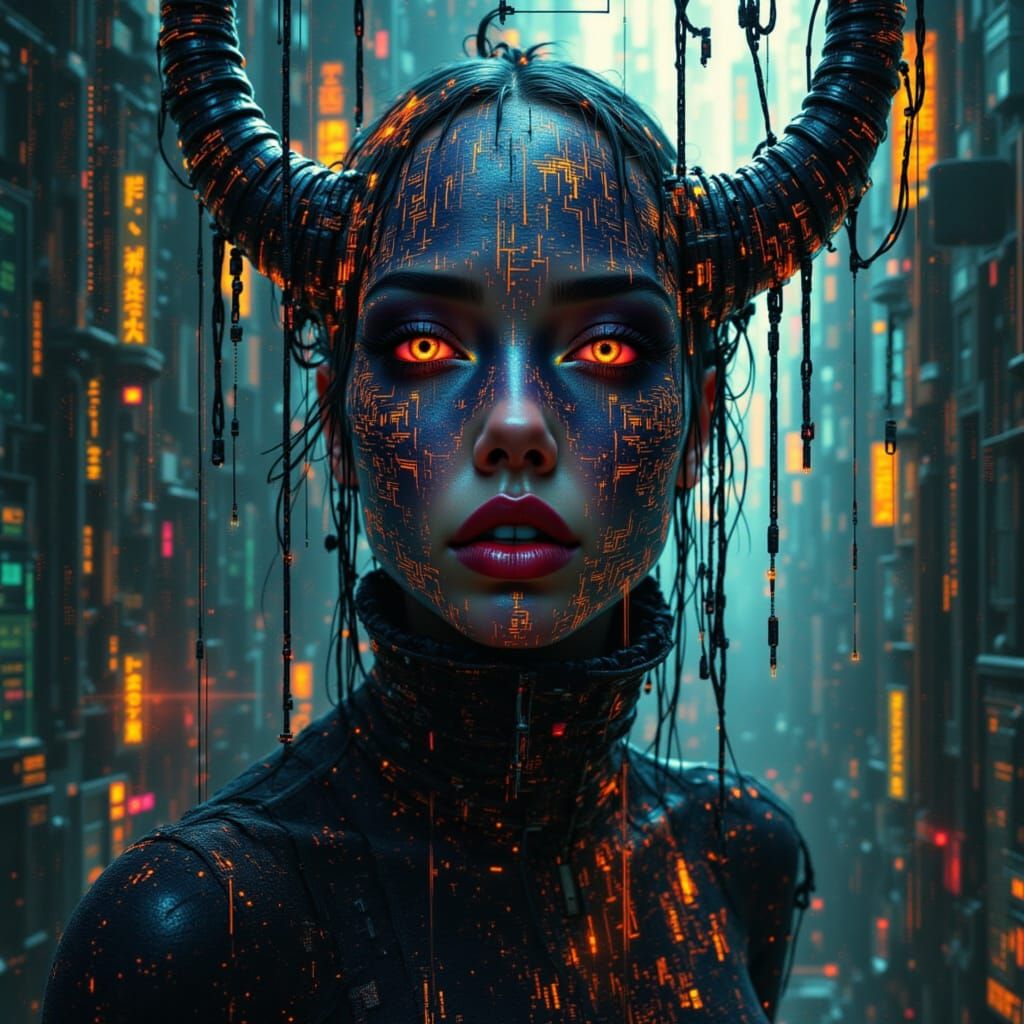 <lora:CyberNitch:1.0> eldritch art