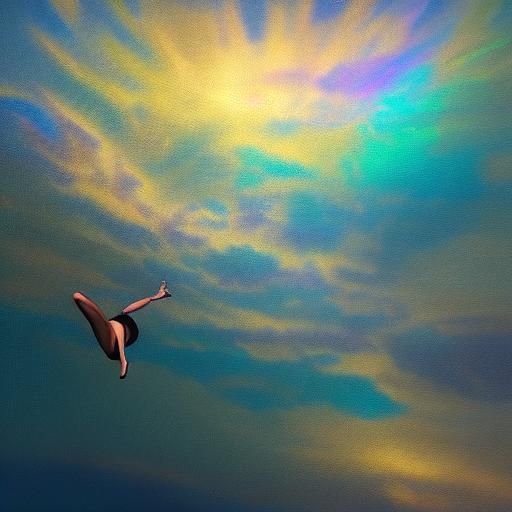 Boy floating. Dreamy, ethereal dub stepping and tripping