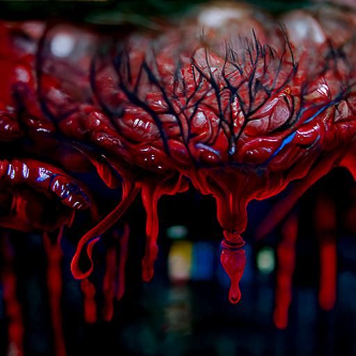 Stranger Things - The Upside Down ::: Prompts: gouache hyper...