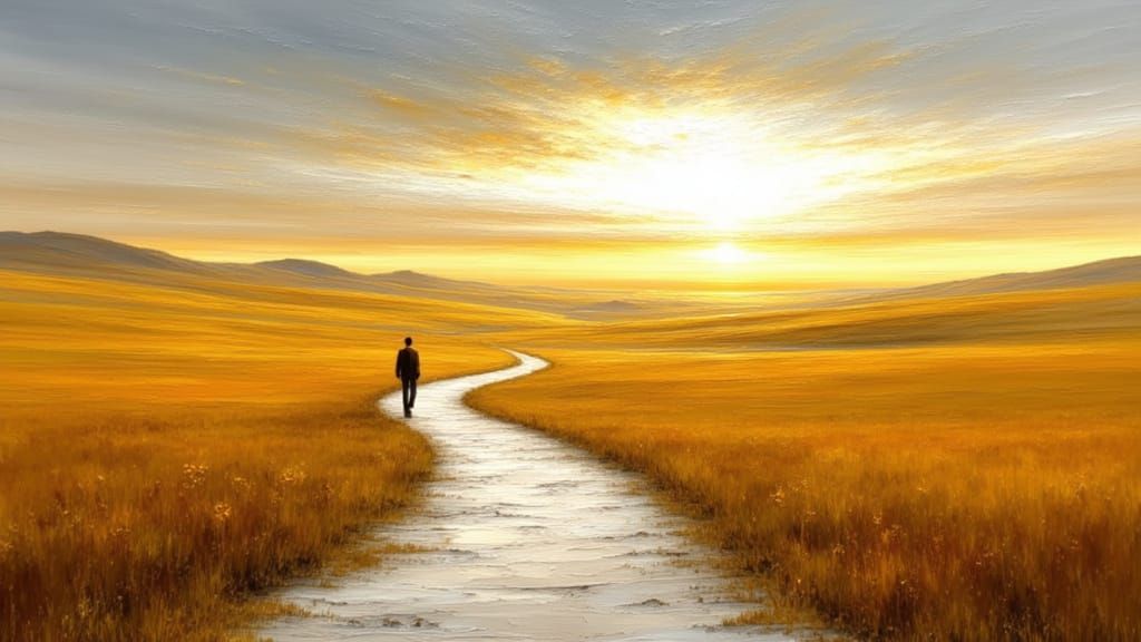 Gilded Footpath Solace