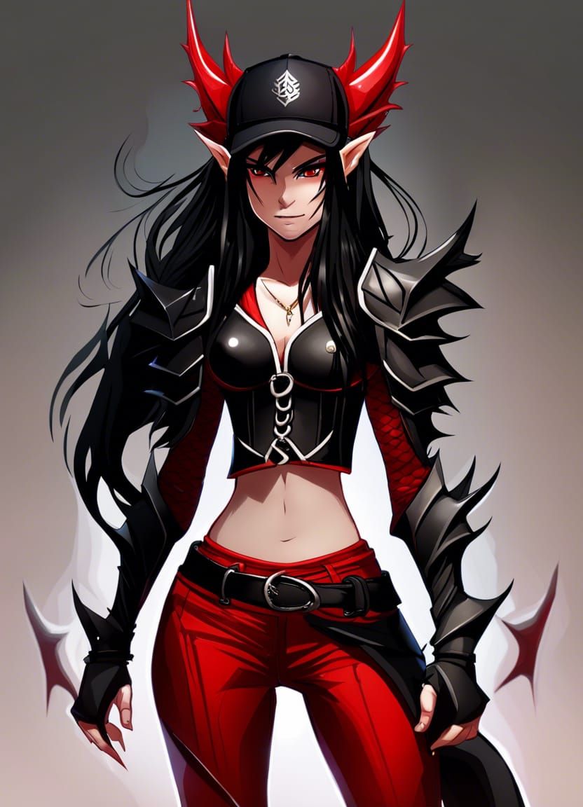 Female dragon warrior Anastasia