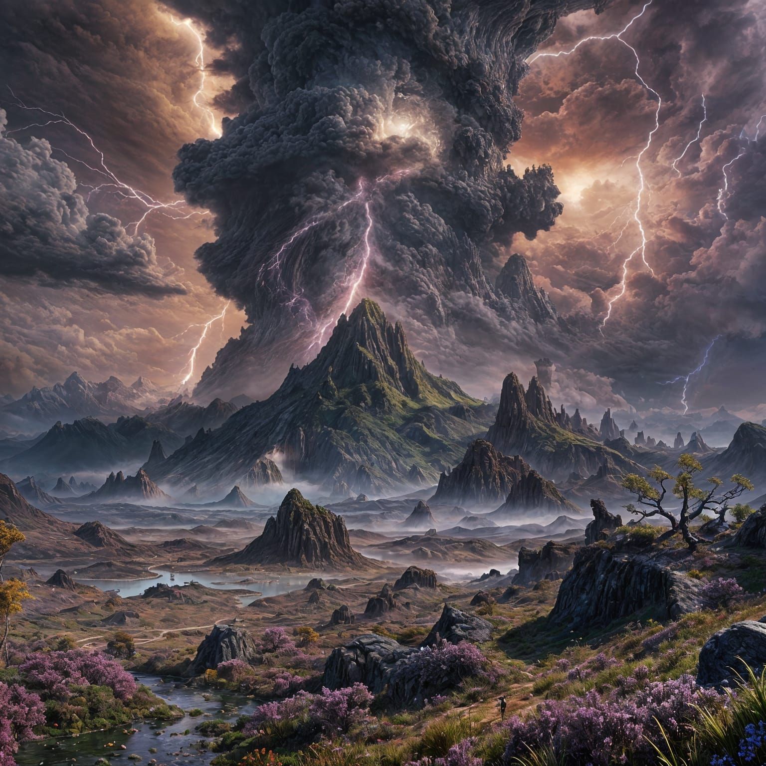 Ancient Earth Landscape Concept Art