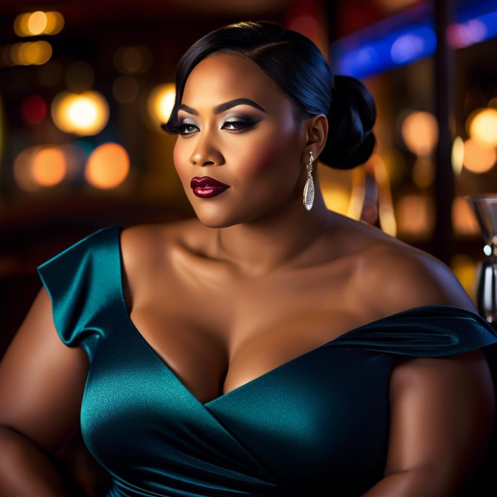 Elegant Woman on a Date: Hyperrealistic Photography