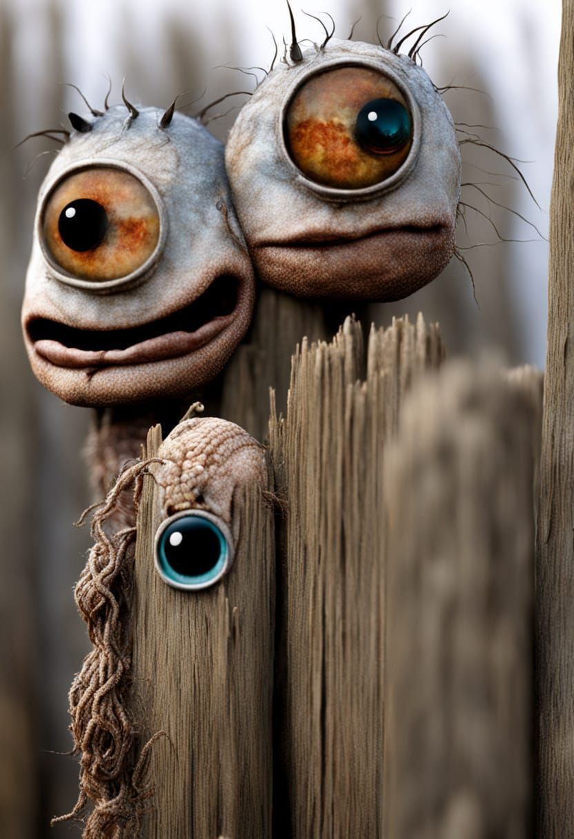 Hyperrealistic CGI Rendering of Mutated Merfolk