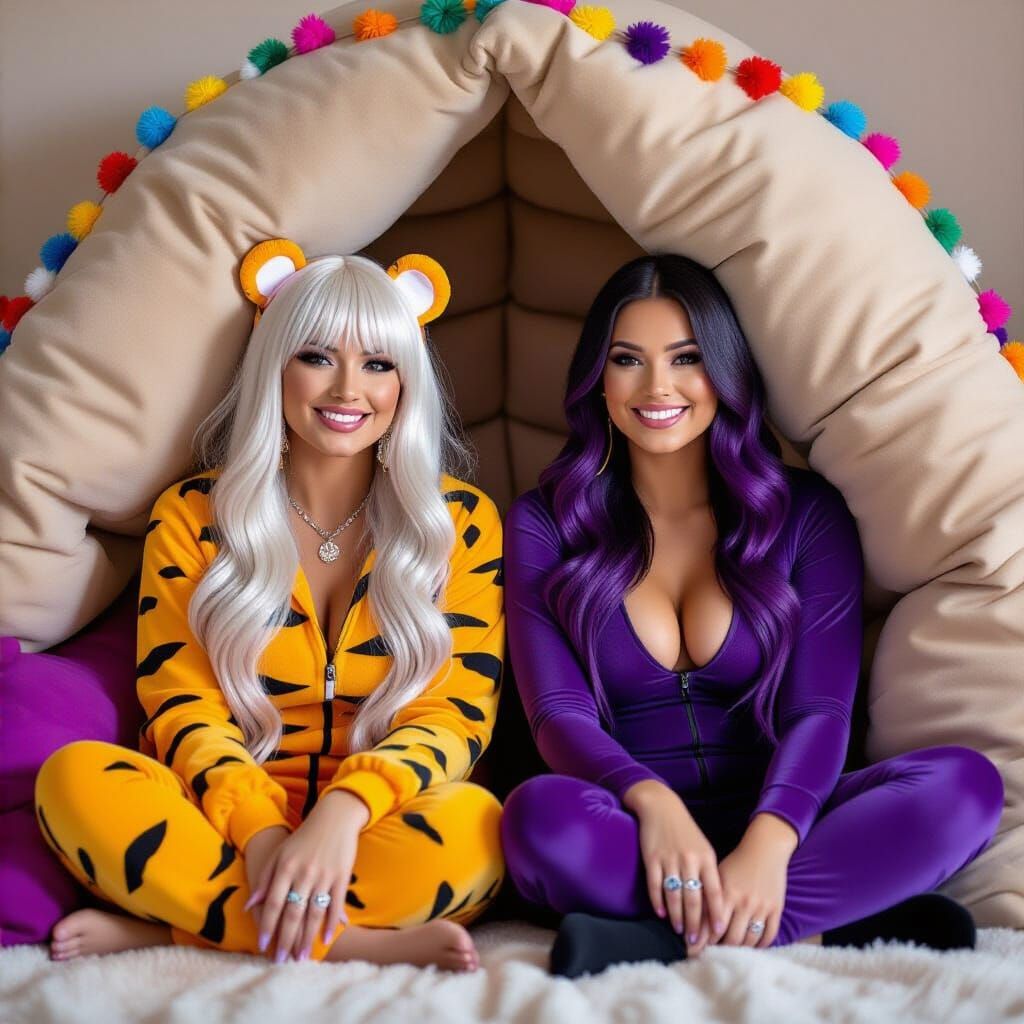 Cozy Cushion Fort for Two Adults