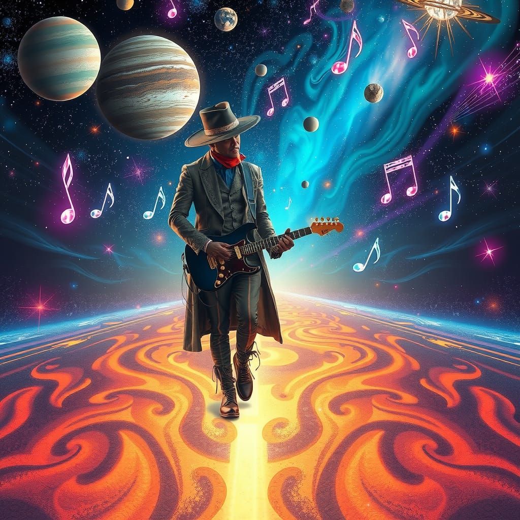 Cosmic Musician on Starry Highway