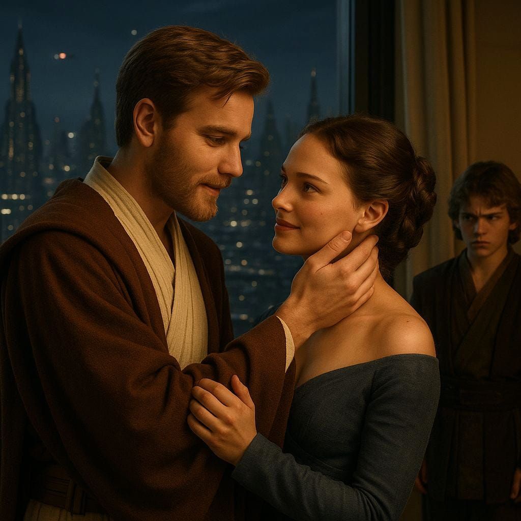 Obi-Wan and Padme: A Photo-Real Scene on Coruscant