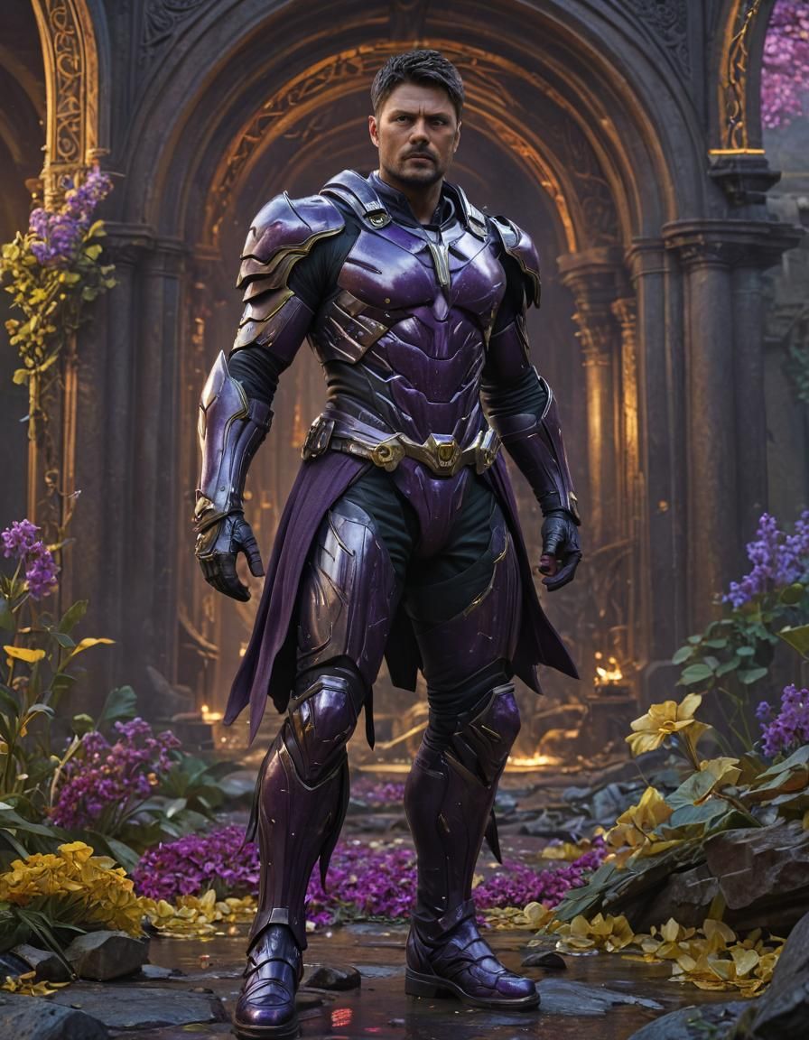 Fantasy Warrior in Dark Fantasy Style