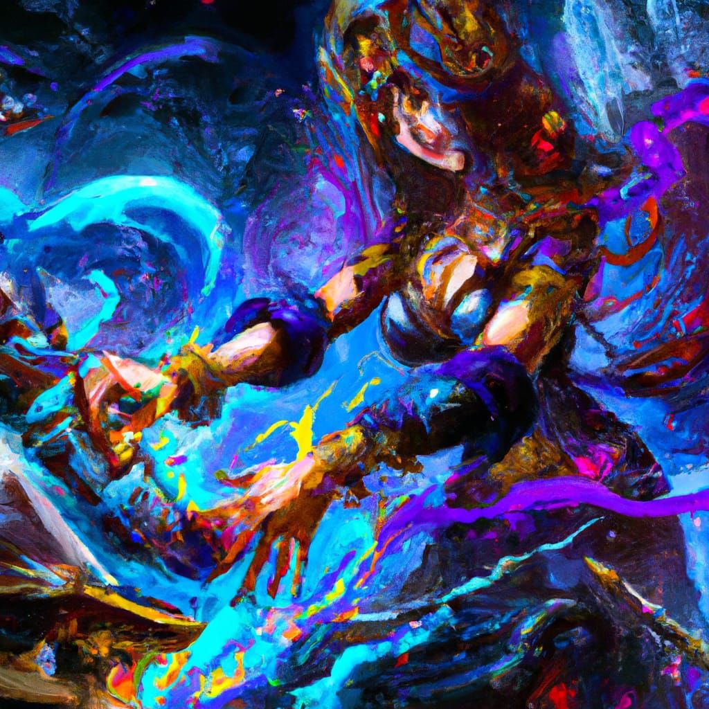 DJ and Painter Collaboration: Epic Digital Art