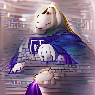 AI Image of Toriel