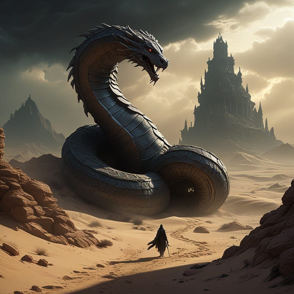 Colossal Serpent Statue Becomes Villain's Command Center in ...