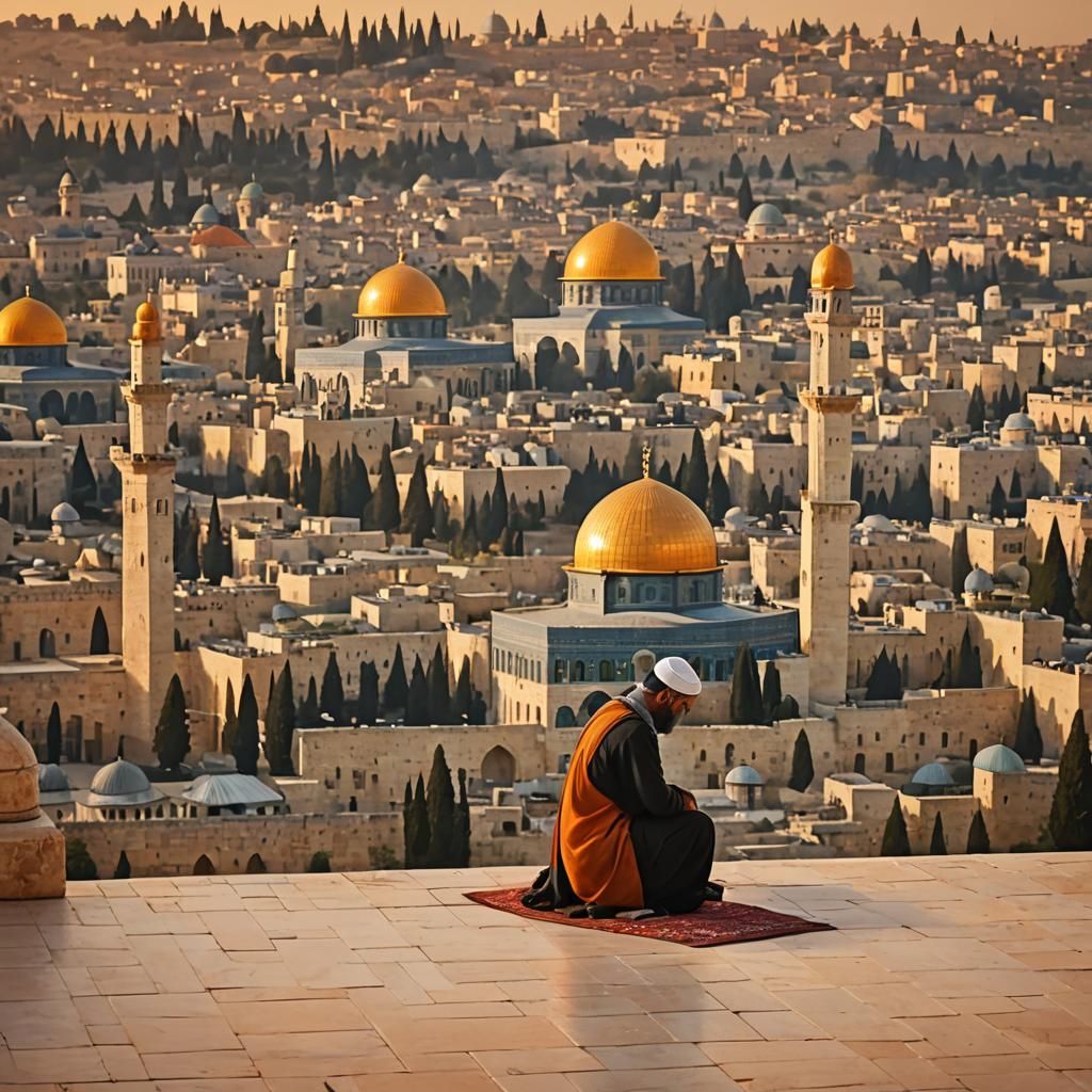 Al-Aqsa Mosque Sunset Prayer: Islamic Architecture