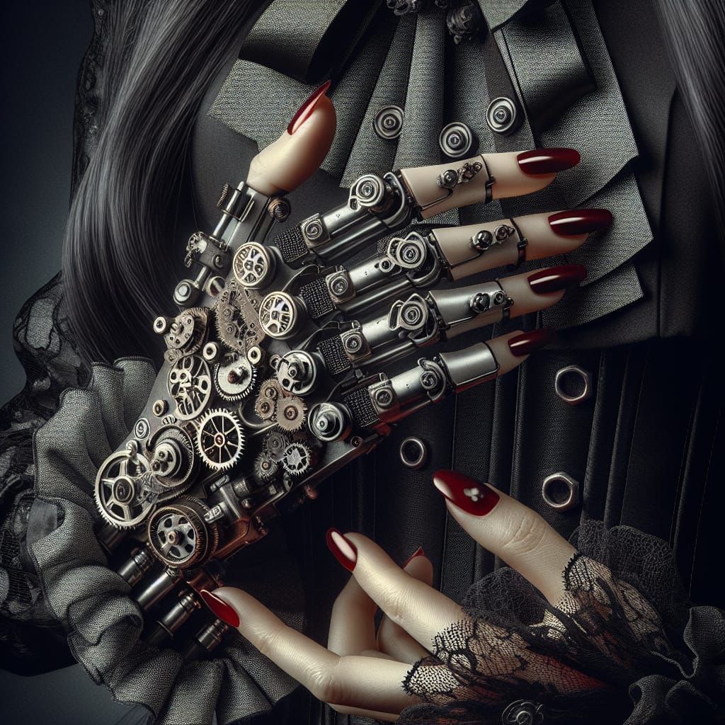 Steampunk Secretary's Mechanical Marvel