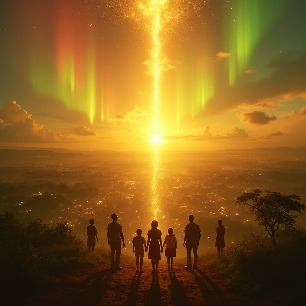 Ghana's Great Awakening: Golden Light Symbolizing Truth and ...