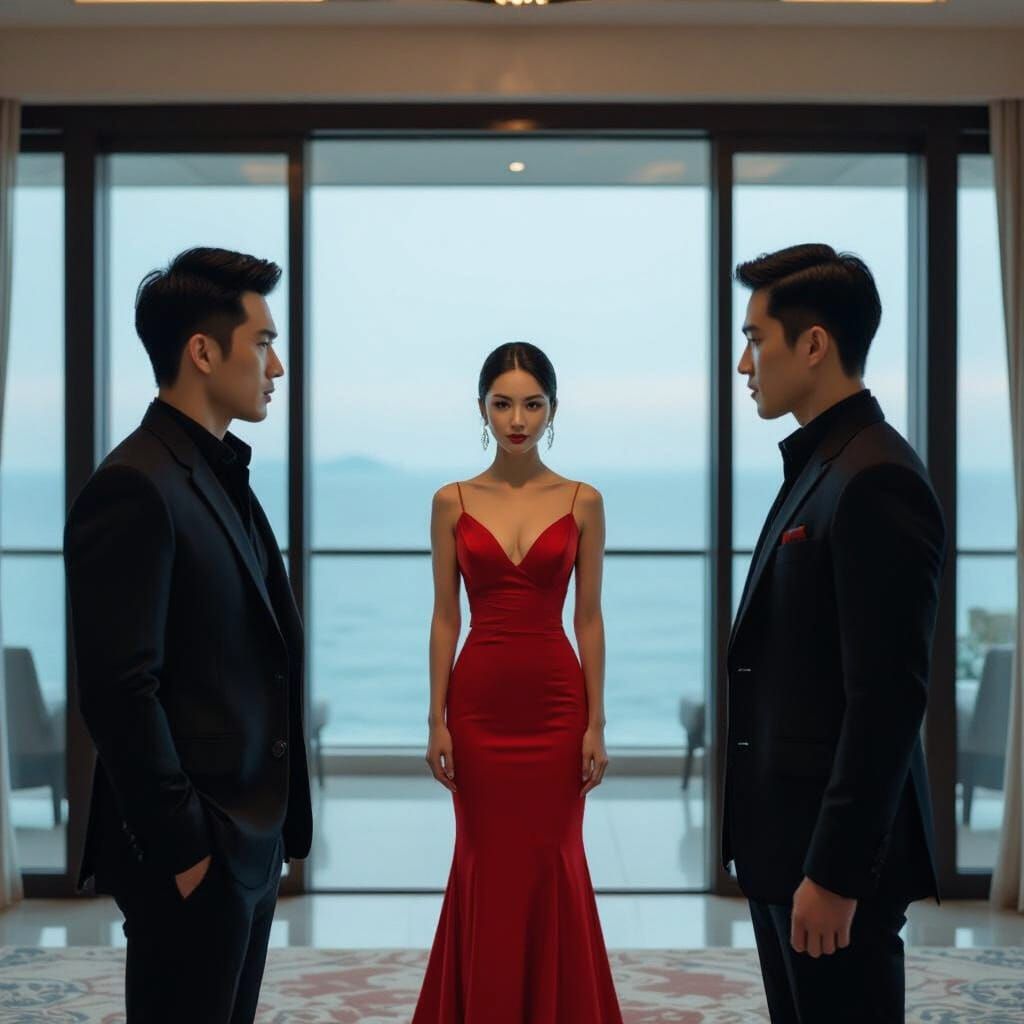 Dramatic Hotel Argument in Hyperrealistic Cinematic Style