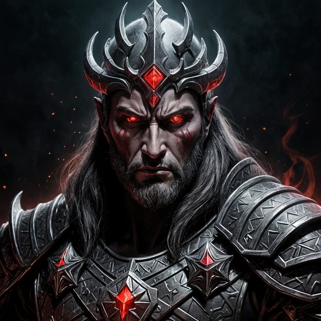 Dark Fantasy Portrait of Lord Malakar in Unreal Engine