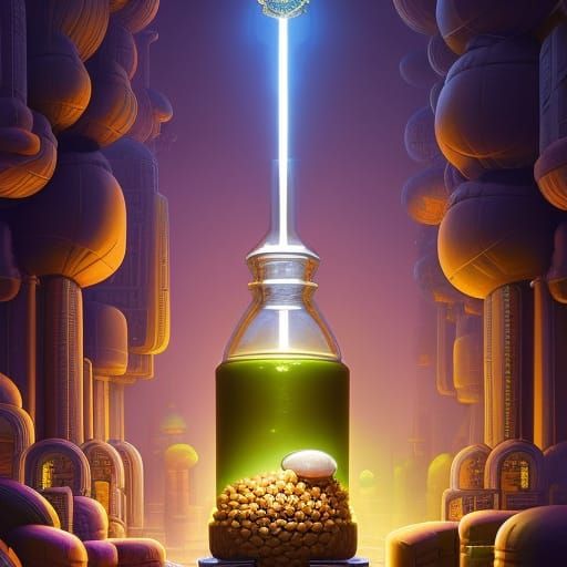 a magical distillation process