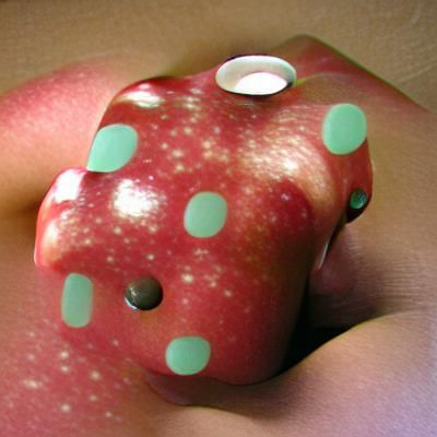 Polka Dot Apple: A Whimsical Creation